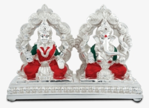 Laxmi Ganesh Pair - Ganesh And Laxmi Png #2476392