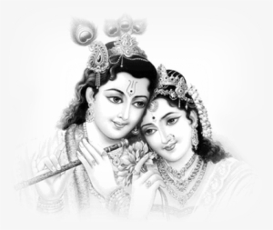 Jai Shri Krishna - Transparent Radha Krishna Png #2476445