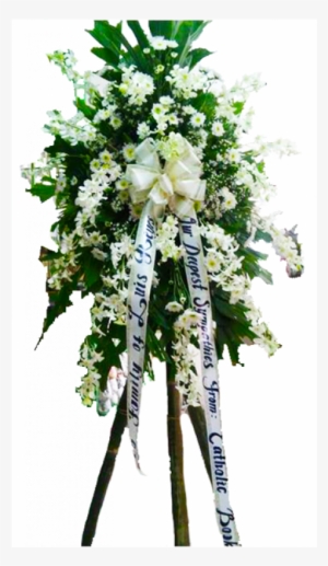 Funeral Flowers Png - Dangwa Funeral Flowers Arrangement #2477091