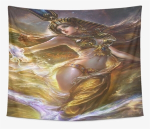 Goddess Isis Egyptian Spiritual Art Tapestry - Art #2477438