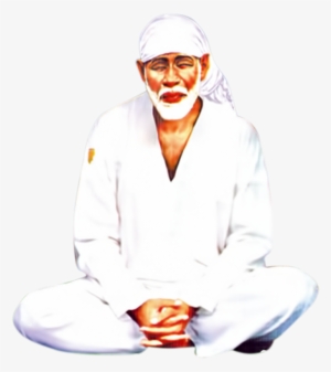 Lord Sai Baba Dyana Png Images Transparent Background - Sai Baba Png Hd #2478689