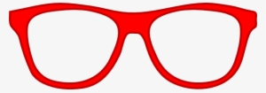 Glasses Frame Front Clip Art At Clker - Red Glasses Frames Png #2478843