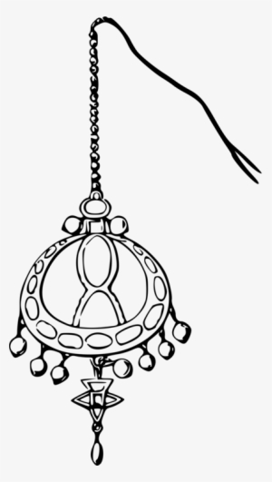 Earring Jewellery Necklace Gemstone Costume Jewelry - Indian Jewellery Line Art #2479139