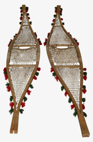 Indian Beaver Tail Snowshoes - Wiki #2479427