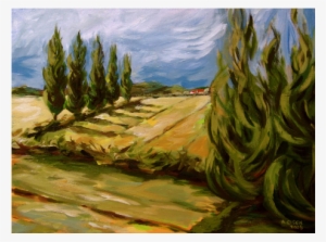 Glass - Tuscan Landscape #2480294