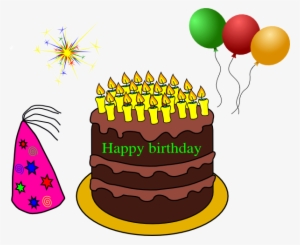 Birthday Cake On Fire Clipart Qvuxox Clipart - Balloons Clip Art #2480420