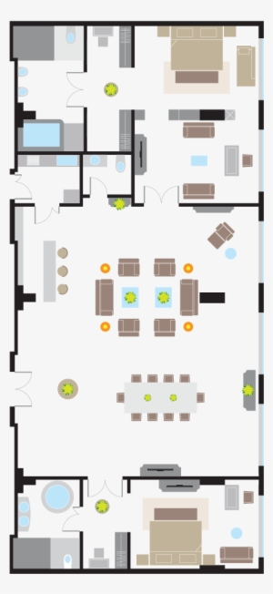 Room Type, Features - Flat Plan Floor Phnom Penh #2480452