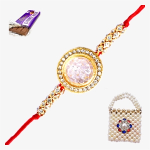 Rich Digiern Gold And Diamond Rakhi - Sesame Software #2480478