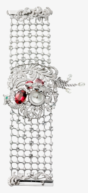 High Jewellery Watchsmall Model, 18k White Gold, Diamonds, - Cartier #2480924