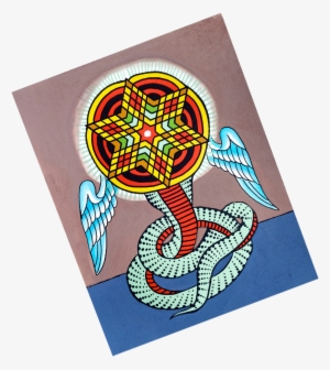 Hand-embellished Purusha And Prakriti Letterpress Print #2481229