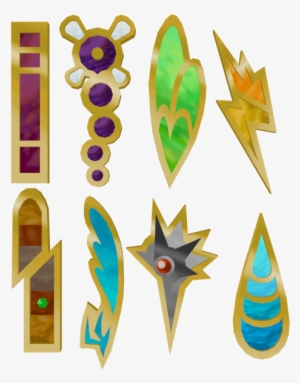 Download Zip Archive - Pokemon Black And White Badges #2481339