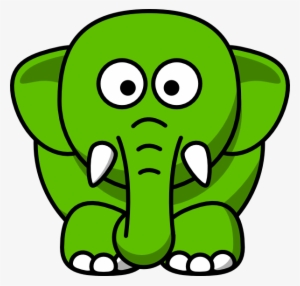 Clip Art At Clker Com Vector Online - Elephant Drawing Cartoon #2481370