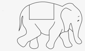 Jpg Royalty Free Download To Decorate Clip Art At Clker - Elephant In Black And White #2481546