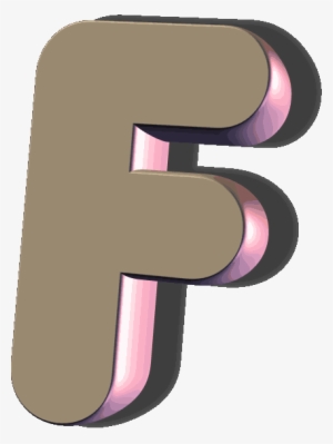 Letras 3 D Png - Letra F 3d Png #2481648