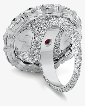 Cad Man Jewellery Ruby Ring Back - Ring #2481714