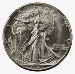 Walking Liberty Half Dollar 1945d Obverse - Walking Liberty Half Dollar #2482310
