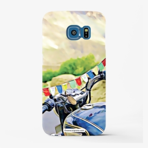Mobile Case For Samsung Galaxy S6 Bike Flags - Mobile Phone #2482406