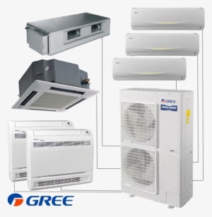 Multi-split System Gree Gwhd Nk3co - Gree - 18k Btu - Ceiling Cassette With Grille - #2483059