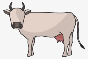 Indian Brown Cow - Euclidean Vector #2483698