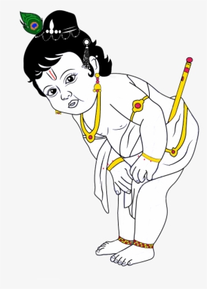 Four - God Krishna Line Art #2484248