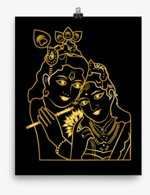 Radha Krishna Photo Paper Poster - Illustration #2484250 Radha Krishna Photo Paper Poster - Illustration #2484250