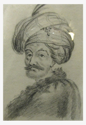 Turban Drawing Pencil Png Black And White Download - Pencil #2484674