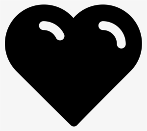 Heart Shaped Symbol - Heart Black Icon #2485076