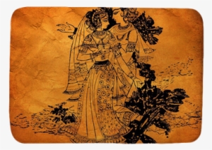 Radha Krishna Wall Design #2485714