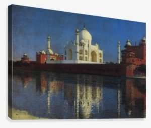 Taj Mahal Mausoleum, 1876 Canvas Print - Vasily Vereshchagin #2487399 Taj Mahal Mausoleum, 1876 Canvas Print - Vasily Vereshchagin #2487399