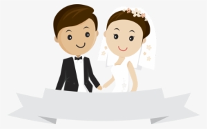 Happy Wedding - Background Wedding Cartoon #2487936