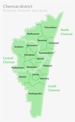 From Wikipedia, The Free Encyclopedia - Chennai District Map 2018 ...