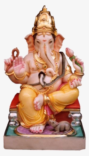 Ganesh Ji Statue - Ganesh Murti Png Hd #2488232