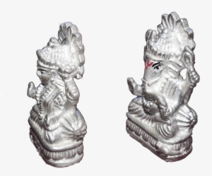 There Are 3 Dimensional Pure Sterling Silver Ganesh - Garden Gnome #2490159