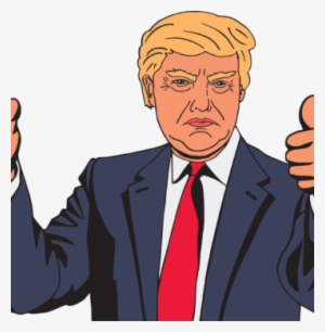 Tweet, Provoke, Repeat - Trump Thumbs Up Cartoon #2491686