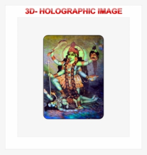 Hologram Stickers Maa Kali 22mm X 33mm Rounded Corner - Poster #2492405