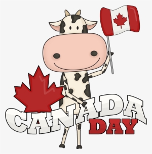 Watercolor Farm Animal Clipart, Cow, Pig, Baby Chick, - Clip Art Canada Day #2492504