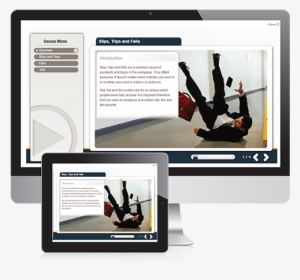 Slips, Trips And Falls Online Training - Safety #2493228