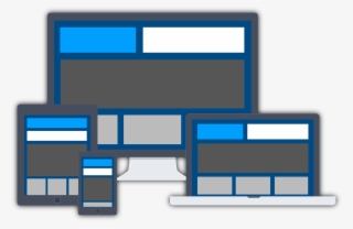 Using Mobile Devices - Responsive Web Design Vector Png #2493464