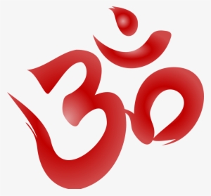 Hinduism Symbol In Red #2493796