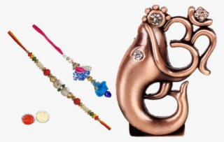 Traditional Rakhi For Brother And Bhabhi - Ganesha #2494185