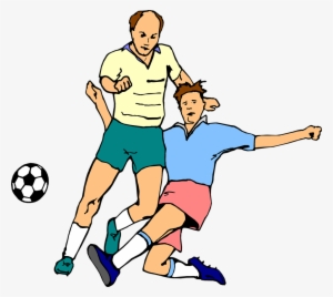 Madden Football Player Clip Art - Men Playing Soccer Clipart #2495522