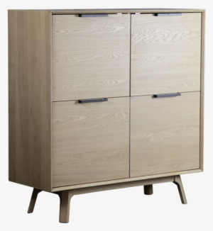 Magnus 4 Door Sideboard - Cômoda 4 Gavetas Retrô Completa Móveis #2496756