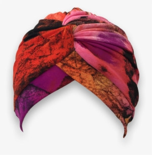 Tropical Sunset Shower Turban Daisy Bloom - Betty Dain Turban Shower Cap #2497478