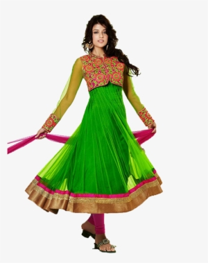 Suit Clipart Salwar Suit - Fancy Indian Frock Design 2018 #2498279