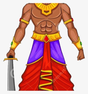 Ravana Clipart Fighting - Ravana Costume In Ramayana #2498655