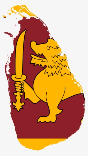 Clipart Resolution 1200*2111 - Sri Lanka Flag On Country #2498932