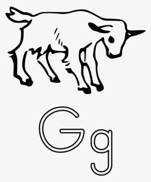 Letters Free Stock Photo Illustration Of The Letter - G For Goat Worksheet #2498959