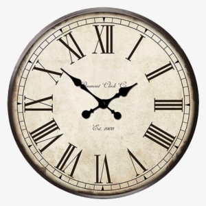 Hanging Rounded Antique Clock - Battery Powered Steel Wall Clock, Wall Clocks #2498993