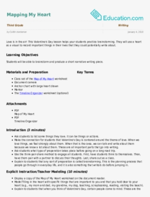 Valentine's Day Lesson Plans - Worksheet #2499255 Valentine's Day Lesson Plans - Worksheet #2499255