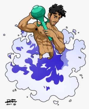 Aquarius Tattoo Design For Men - Aquarius Man Drawing #2499301